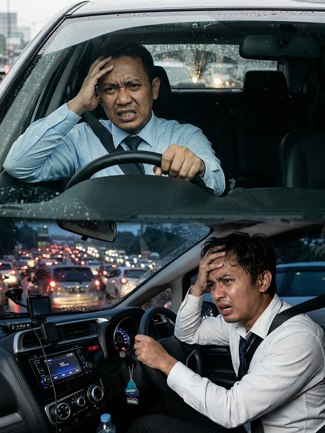 Traffic and PM2.5 create a compounded stress effect image